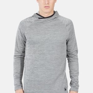 WITH HOOD - Long sleeved top - anthracite WITH HOOD - Long sleeved top - anthracite
