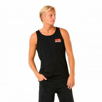 Мужская майка Rip Curl Casual Revival Peaking Tank Чёрный