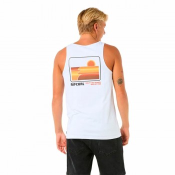 Мужская майка Rip Curl Casual Revival Peaking Tank Белый