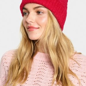 AGITA - Beanie - bright rose melange AGITA - Beanie - bright rose melange