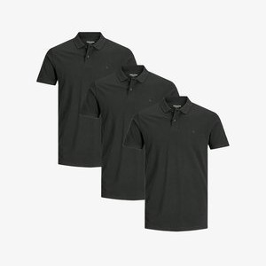 3 PACK - Polo shirt - schwarz 3 PACK - Polo shirt - schwarz