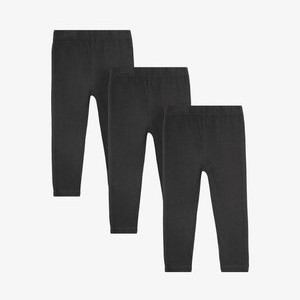 3- PACK - Leggings - Trousers - black