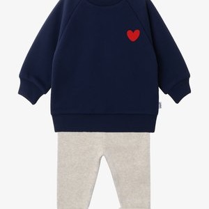 2 PIECE SET SMILEY HERZ - Leggings - Trousers - mehrfarbig