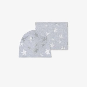 SET WITH STARS - Beanie - light grey marl SET WITH STARS - Beanie - light grey marl
