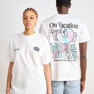 WORLD TOUR UNISEX - Print T-shirt - white WORLD TOUR UNISEX - Print T-shirt - white