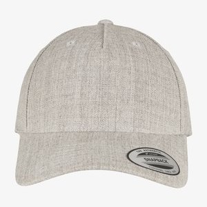 YP CLASSICS 5-PANEL CURVED VISOR SNAPBACK - Cap - heather grey YP CLASSICS 5-PANEL CURVED VISOR SNAPBACK - Cap - heather grey