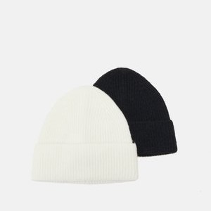 2 PACK - Beanie - black/off-white 2 PACK - Beanie - black/off-white