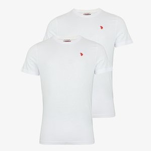 2 PACK R NECK SHORTSLEEVE - Basic T-shirt - weiss 2 PACK R NECK SHORTSLEEVE - Basic T-shirt - weiss