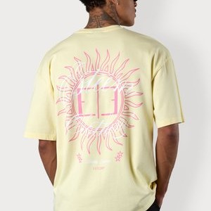 BLAZING SUNSHINE OVERSIZED - Print T-shirt - pastelyellow BLAZING SUNSHINE OVERSIZED - Print T-shirt - pastelyellow