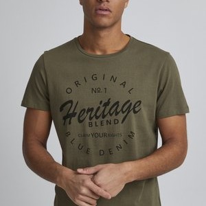 BHABRAHAM - Print T-shirt - olive night BHABRAHAM - Print T-shirt - olive night