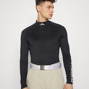 AELLO SOFT COMPRESSION - Long sleeved top - black