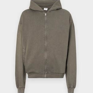 ZIP HOODIE UNISEX - Hoodie - olive
