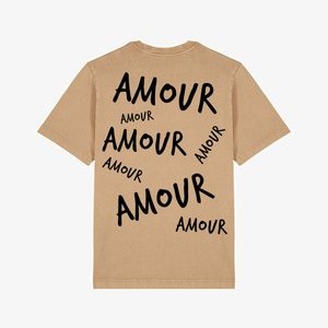 AMOUR - Print T-shirt - washed beige AMOUR - Print T-shirt - washed beige