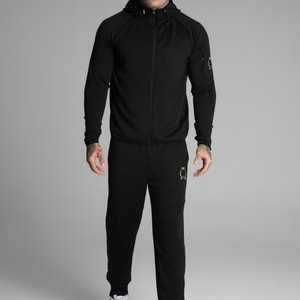 Zip-up sweatshirt - black Zip-up sweatshirt - black