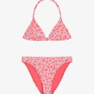 ESSENTIALS TRIANGLE SET - Bikini - pink milliflower ESSENTIALS TRIANGLE SET - Bikini - pink milliflower