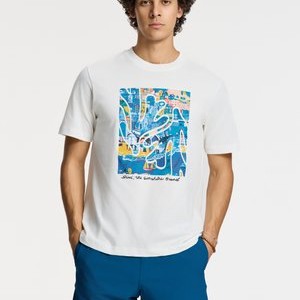 LIAM ISLAND BLOCK - Print T-shirt - white LIAM ISLAND BLOCK - Print T-shirt - white