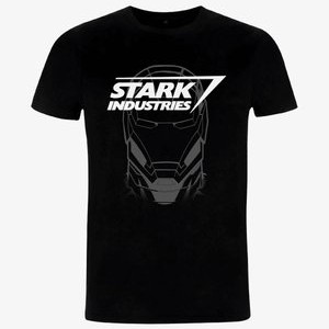 AVENGERS CLASSIC STARK INDUSTRIES UNISEX - Print T-shirt - black AVENGERS CLASSIC STARK INDUSTRIES UNISEX - Print T-shirt - black