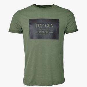 Print T-shirt - olive Print T-shirt - olive