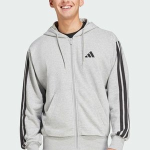 Zip-up sweatshirt - medium grey heather black Zip-up sweatshirt - medium grey heather black