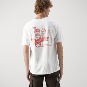 LESS UPSETTI - Basic T-shirt - white LESS UPSETTI - Basic T-shirt - white
