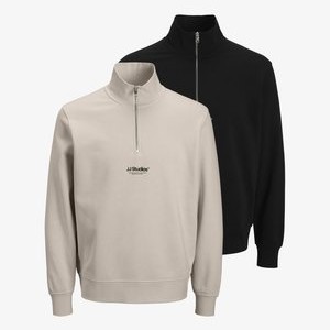 2ER PACK SOHO - Sweatshirt - schwarz grau 2ER PACK SOHO - Sweatshirt - schwarz grau