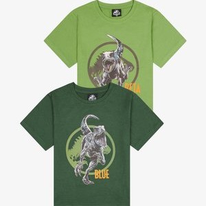JURASSIC WORLD 2ER PACK - Print T-shirt - grün JURASSIC WORLD 2ER PACK - Print T-shirt - grün