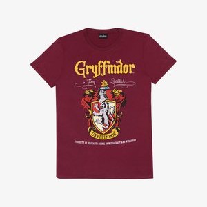 HARRY POTTER GRYFFINDOR RED CREST - Print T-shirt - maroon HARRY POTTER GRYFFINDOR RED CREST - Print T-shirt - maroon