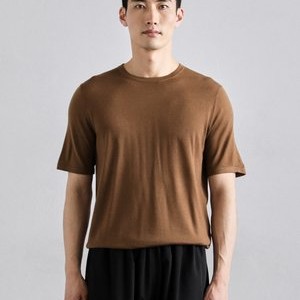 CONNOR - Basic T-shirt - raw umbra CONNOR - Basic T-shirt - raw umbra