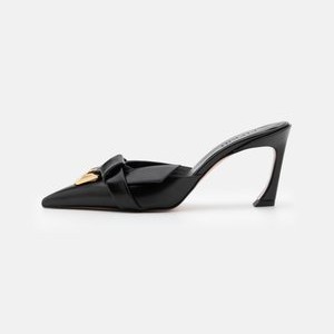 TIGHTER70 - Heeled mules - black/gold TIGHTER70 - Heeled mules - black/gold