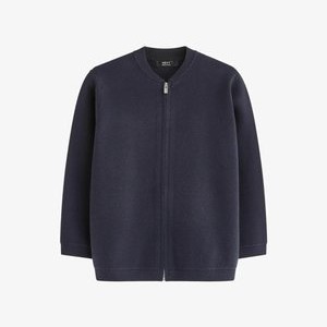 ZIP THROUGH REGULAR FIT - Cardigan - navy blue ZIP THROUGH REGULAR FIT - Cardigan - navy blue