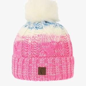 BOMMEL MIT FARBVERLAUF THERMO - Beanie - pink BOMMEL MIT FARBVERLAUF THERMO - Beanie - pink