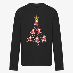 CHRISTMAS - SANTA TREE - Long sleeved top - black CHRISTMAS - SANTA TREE - Long sleeved top - black