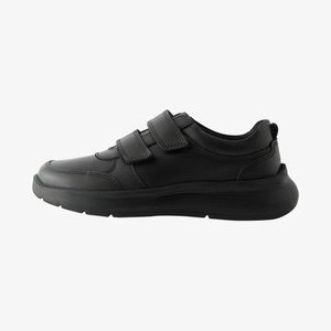 Wide Fit Touch Fastening School Shoes - Trainers - black Wide Fit Touch Fastening School Shoes - Trainers - black
