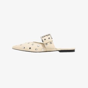 EN PUNTA Y TACHAS - Mules - marfil EN PUNTA Y TACHAS - Mules - marfil