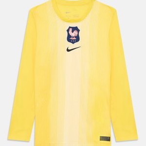 WOMENS EC25 FRANCE GOALKEEPER JERSEY UNISEX - Long sleeved top - lightening/coconut milk/black WOMENS EC25 FRANCE GOALKEEPER JERSEY UNISEX - Long sleeved top - lightening/coconut milk/black