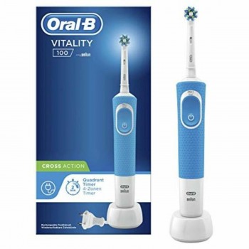 Электрическая зубная щетка Oral-B BRAUN VITALITY PRO Белый Серый