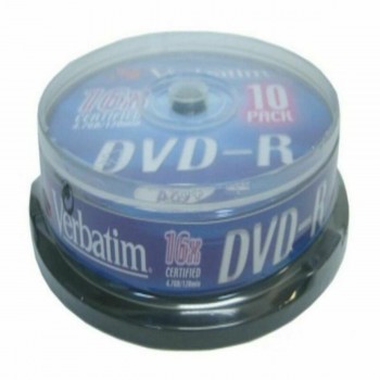 DVD-R Verbatim 1206432 16x 10 pcs (10 штук)