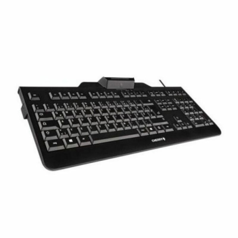 Клавиатура с ридером Cherry JK-A0100ES-2 Чёрный Испанская Qwerty QWERTY