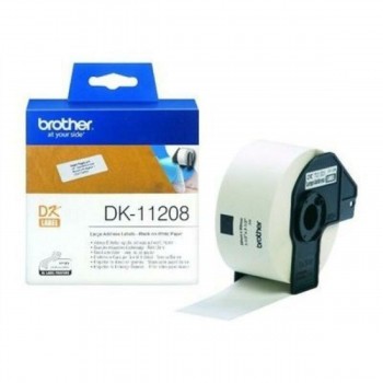 Этикетки для принтера Brother DK11208 38 x 90 mm Белый