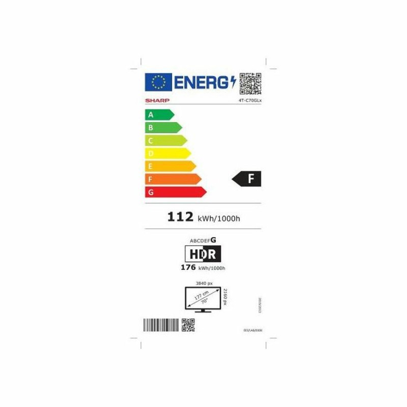 Смарт-ТВ Sharp 70GL4260E 4K Ultra HD 70" LED