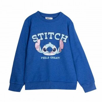 Толстовка без капюшона детская Stitch Темно-синий
