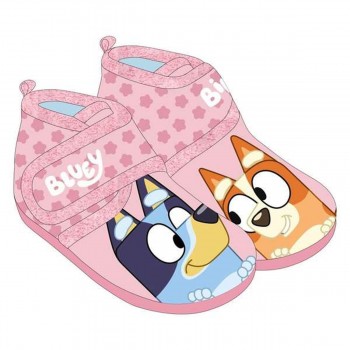 домашними тапочками Bluey Розовый