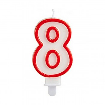 Вуаль День рождения Номера 8 (12 штук)