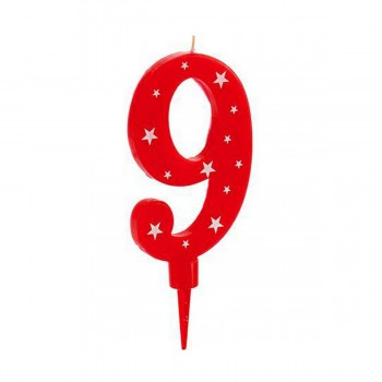 Вуаль День рождения Номера 9 (12 штук)