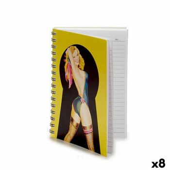 Записная книга на пружине Pincello A5 3D (8 штук)
