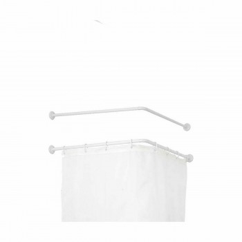 Карниз Berilo Белый Алюминий 80 cm 5,5 x 96 x 11 cm Душ (24 штук)