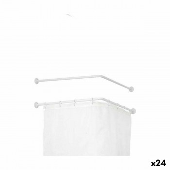 Карниз Berilo Белый Алюминий 80 cm 5,5 x 96 x 11 cm Душ (24 штук)