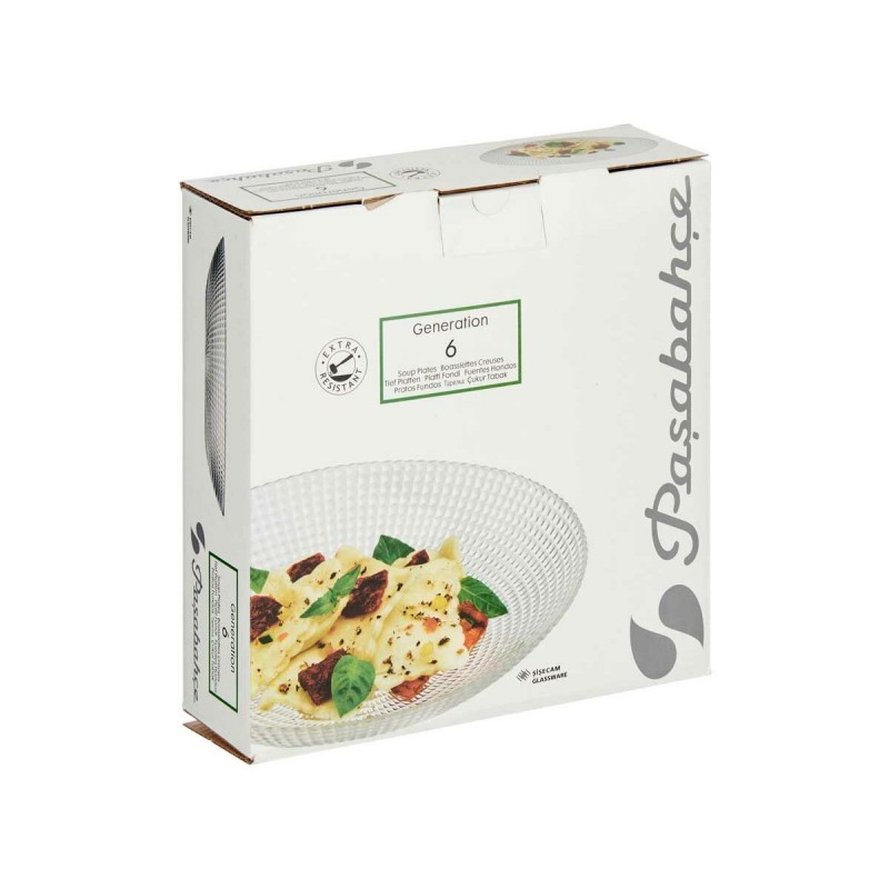 Набор посуды Pasabahce Generation Прозрачный Cтекло 23 x 7 x 23 cm (4 штук)