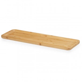 поднос для закусок Kinvara Коричневый 46 x 1,6 x 15 cm Закуска (12 штук)