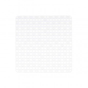 Нескользящий коврик для душа Berilo Прозрачный PVC 6 x 50 x 6 cm 50,3 x 50,3 x 0,7 cm фотографии (6 штук)